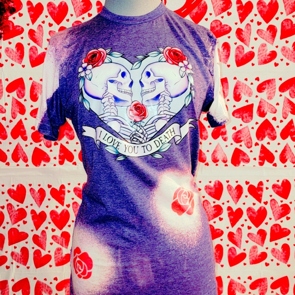 Handmade bleached tee